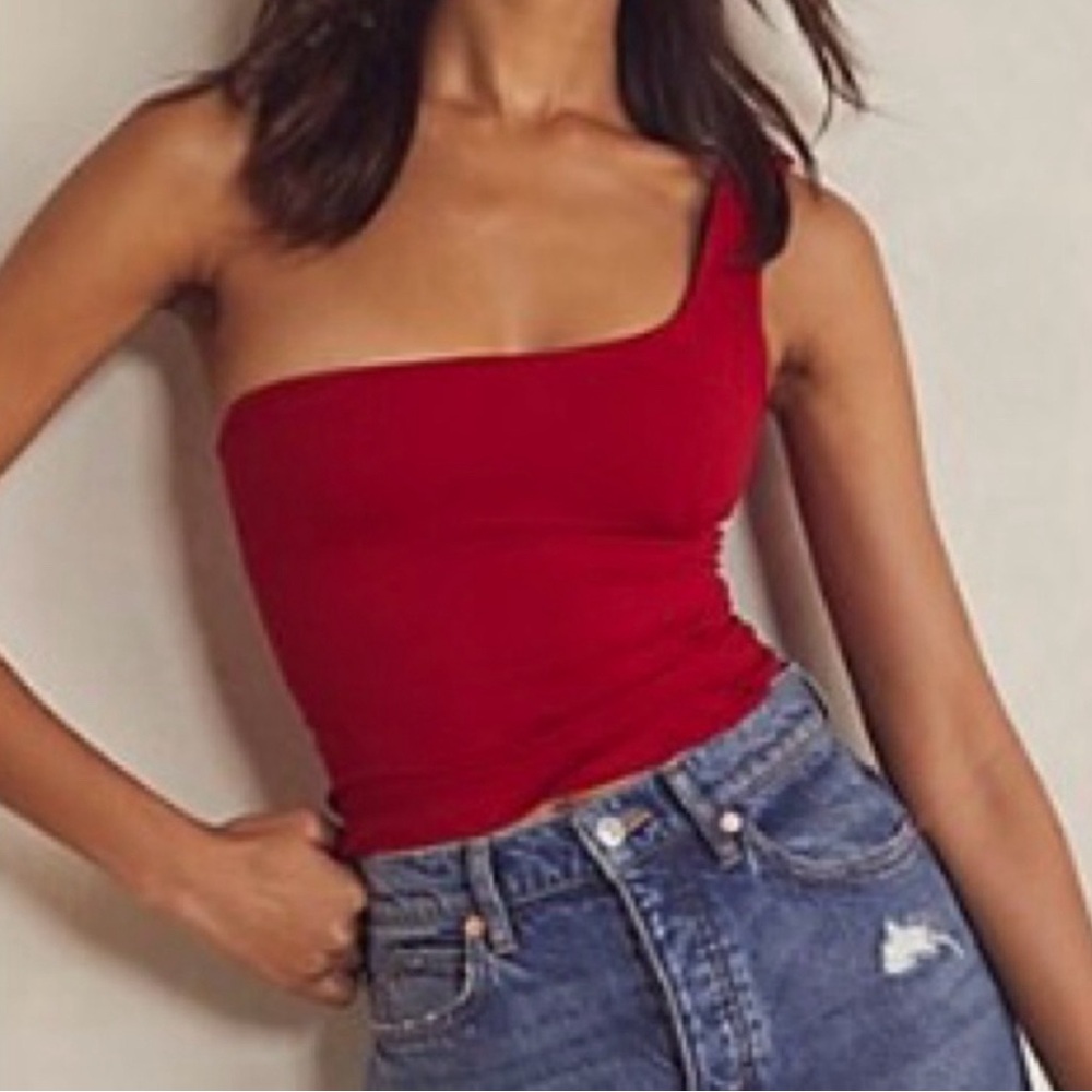Free People On The Dot Cami M/L in Chilli Pepper